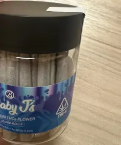 Half Ounce Baby J's 28 x .5g Pre-Rolls in Jar- Biscotti