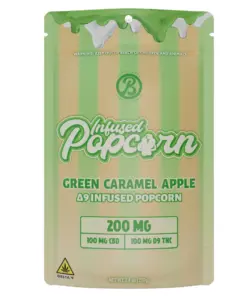 Limited Release - Green Caramel Apple Popcorn 11 THC CBD
