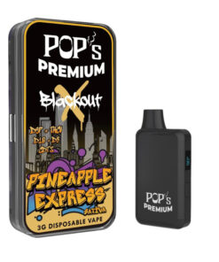 Pops Premium Blackout X 3G Disposable Vape Pen (pineapple express)