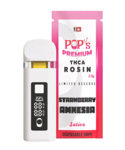 Pops Premium THCA Rosin Limited Reserve 2.5G Disposable Vape Pen